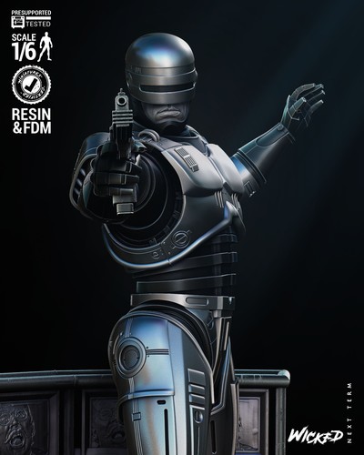Robocop 24 scultura - robocop,